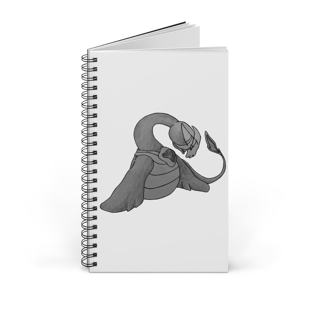 Ghoulaba Spiral Journal featuring a stylish front cover, available in four different styles including blank, dot grid, lined, and task management.