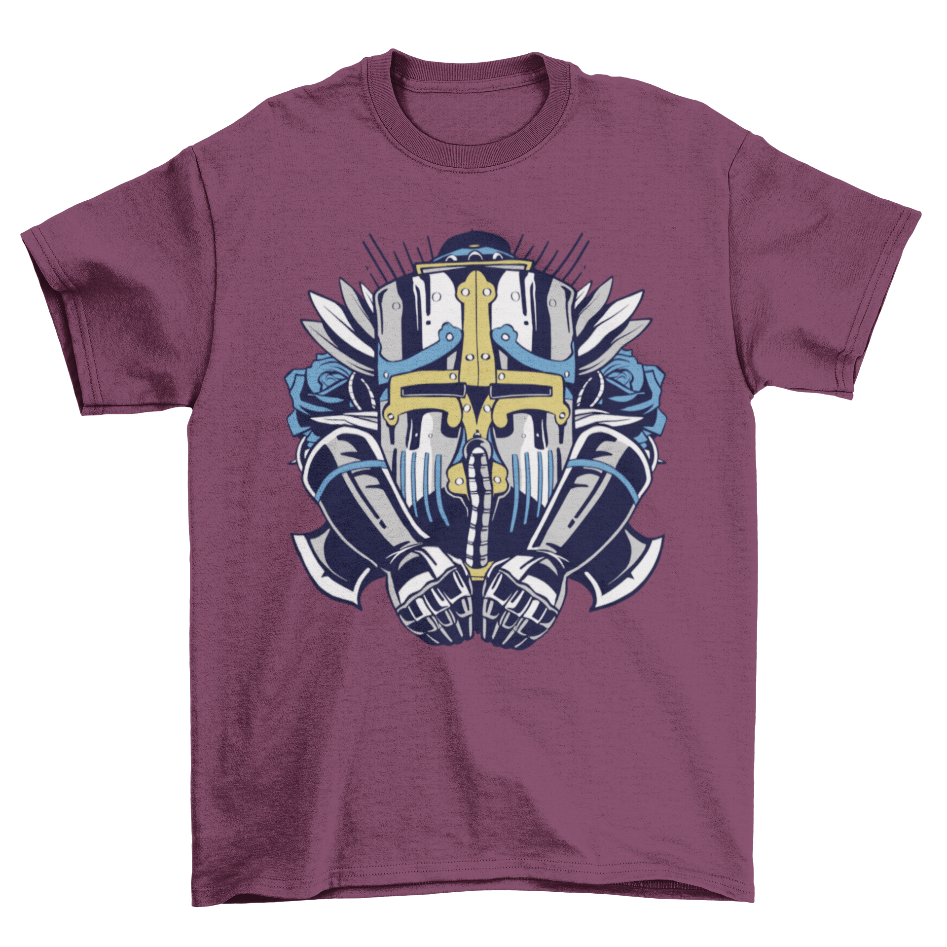 A stylish Giant Robot T-Shirt featuring a detailed illustration of a massive robot, perfect for casual wear.