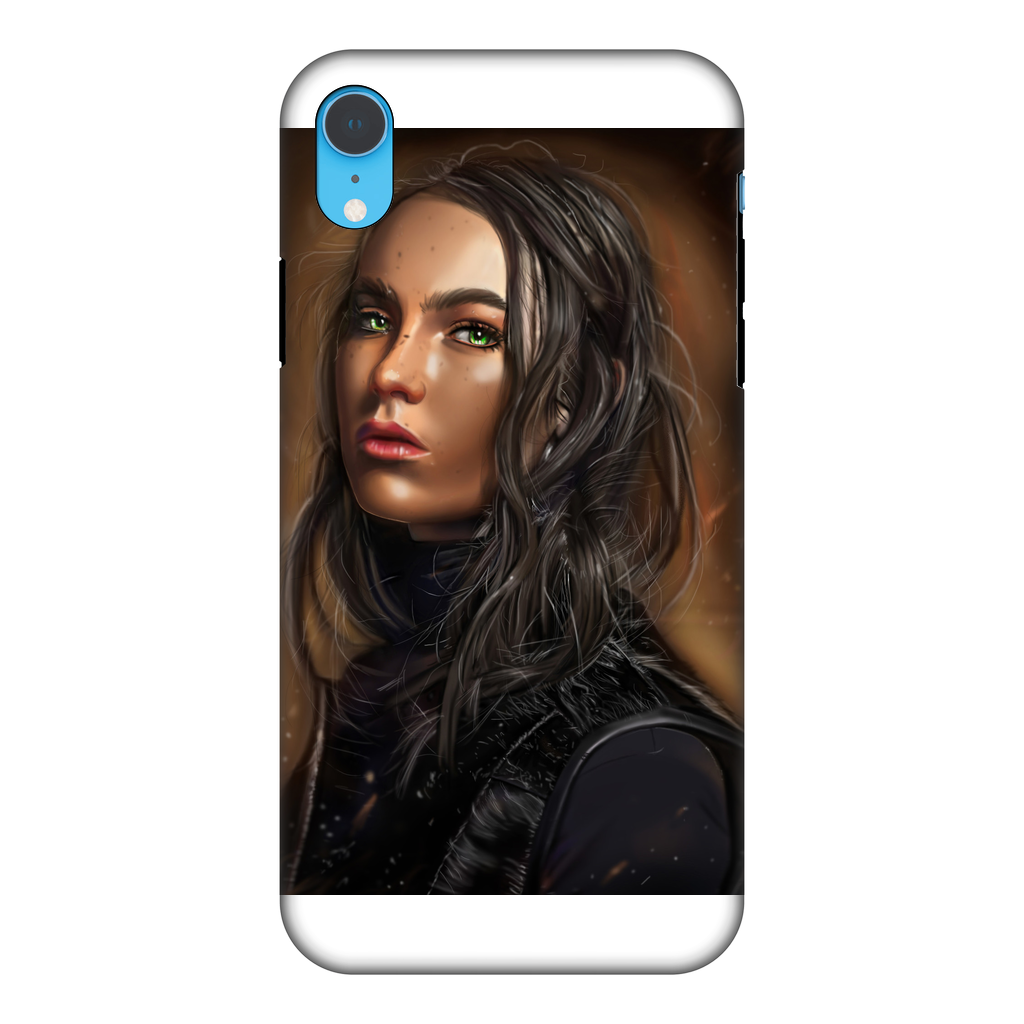 Girl Fully Printed Tough Phone Case showcasing vibrant designs and dual-layer protection.