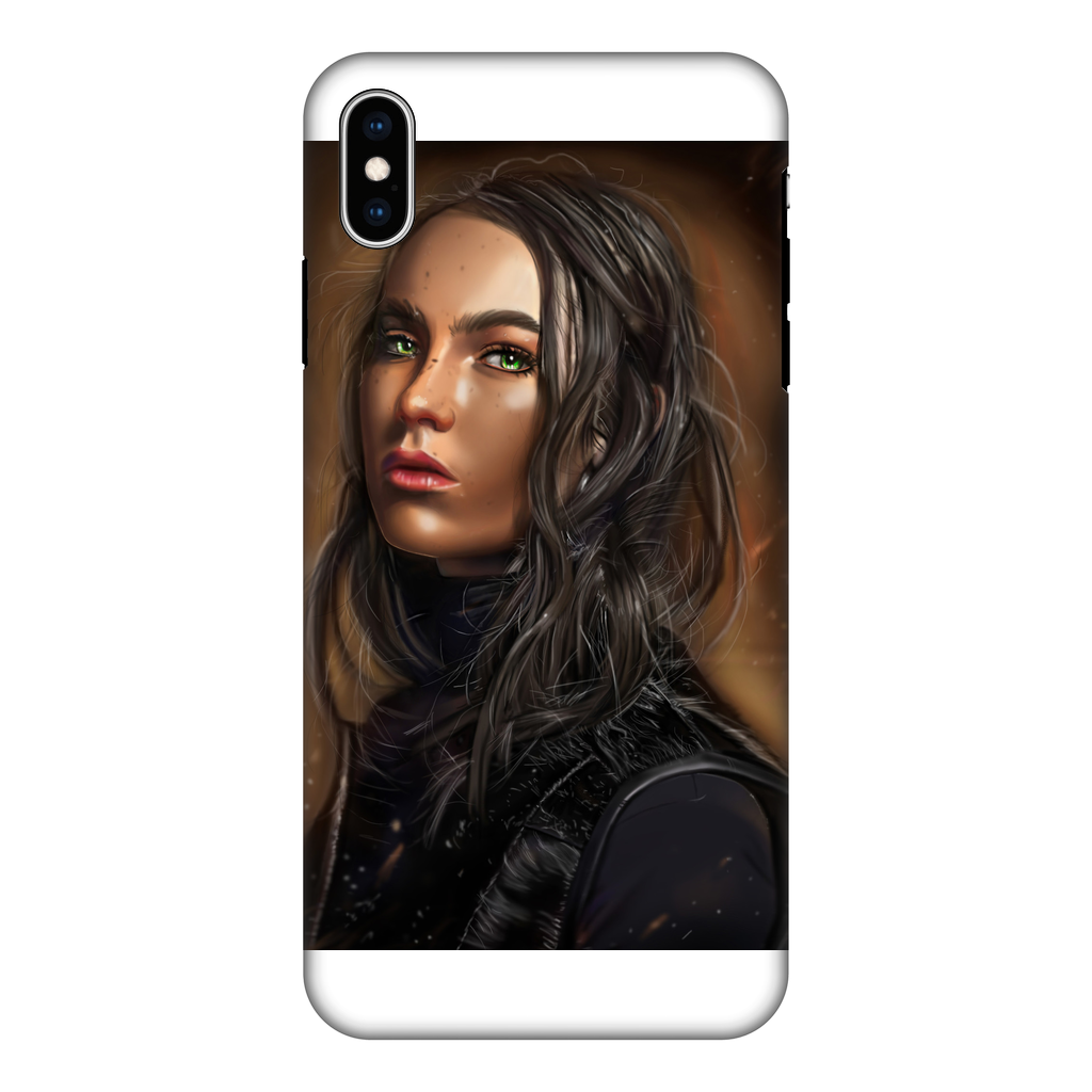 Girl Fully Printed Tough Phone Case showcasing vibrant designs and dual-layer protection.