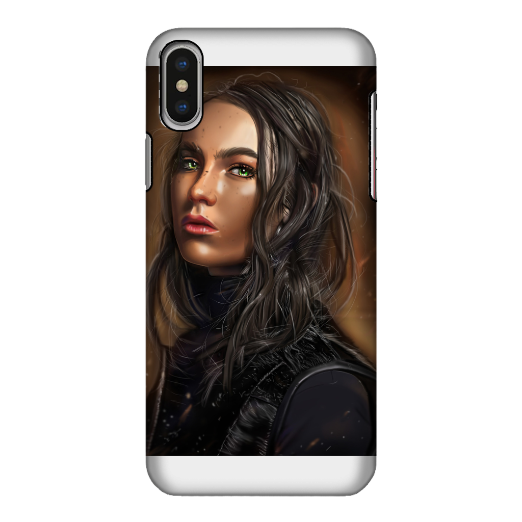 Girl Fully Printed Tough Phone Case showcasing vibrant designs and dual-layer protection.