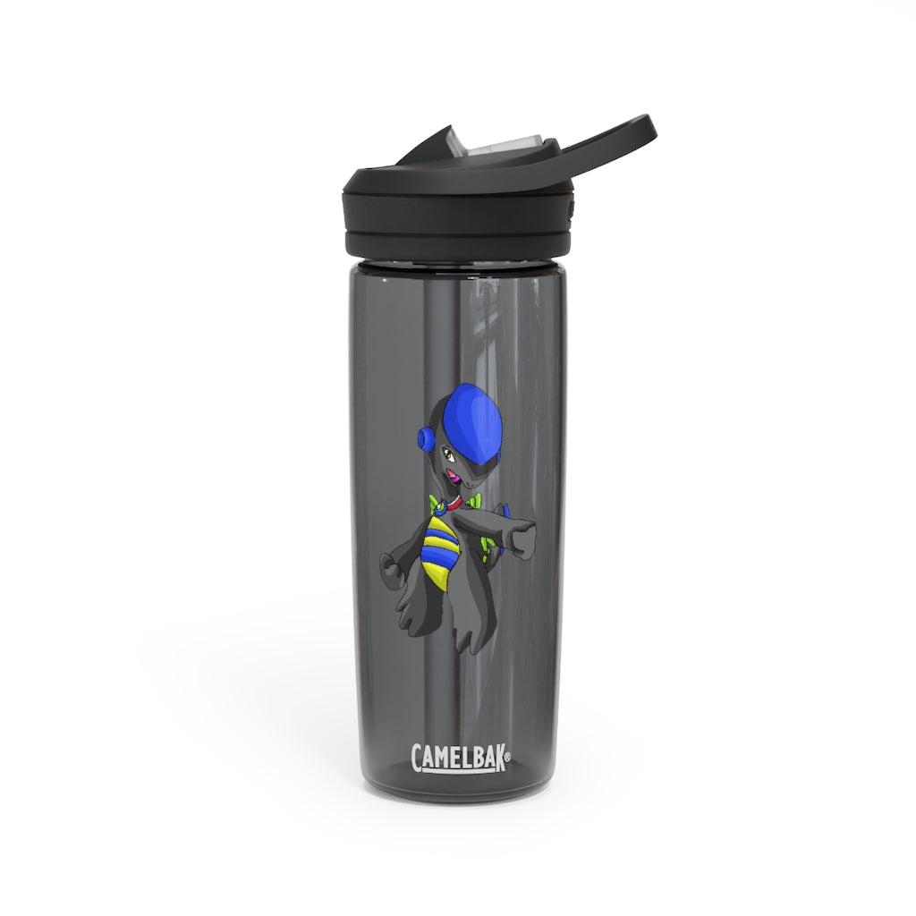 Glissgliss CamelBak Eddy® Water Bottle in 20oz and 25oz sizes, showcasing its robust design and spill-proof features.