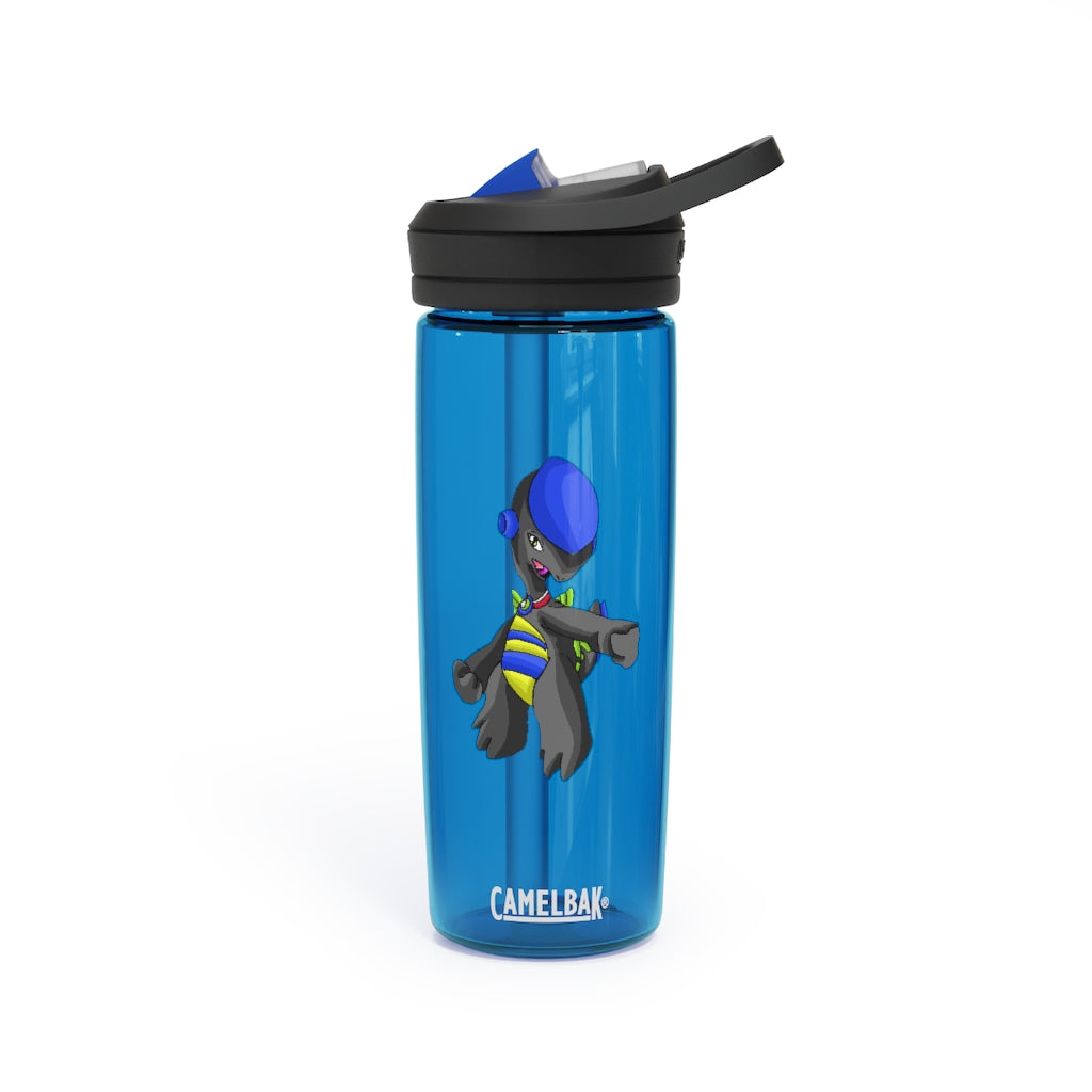 Glissgliss CamelBak Eddy® Water Bottle in 20oz and 25oz sizes, showcasing its robust design and spill-proof features.