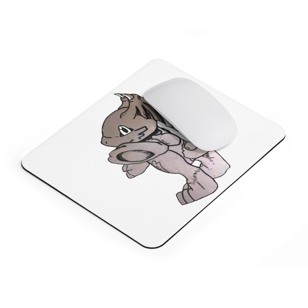 Glucose Mouse Pad featuring a vibrant full print design, made of durable Neoprene material with a non-slip base.