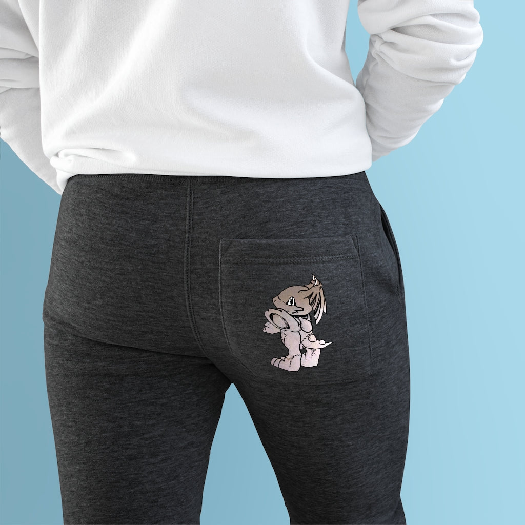 Glucose Premium Fleece Joggers in a stylish design with customizable back pocket and side pockets, made from soft fleece fabric.