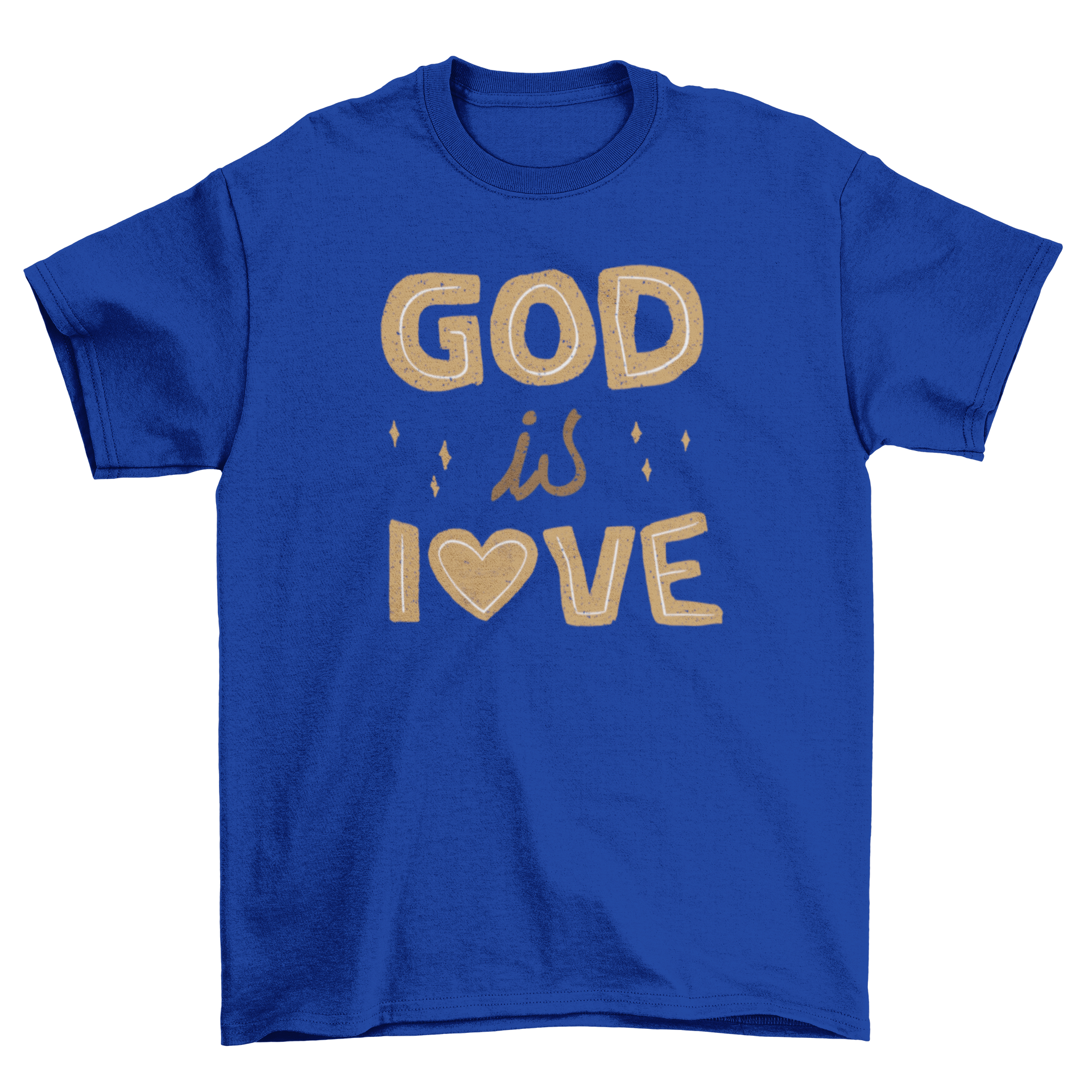 A stylish God is love t-shirt featuring an elegant quote design, perfect for expressing faith and love.