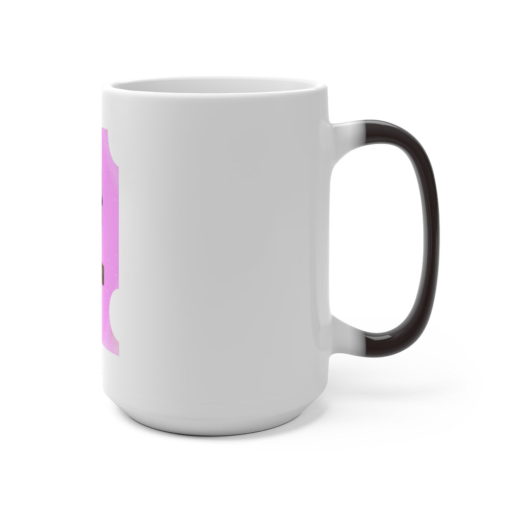 Gold Sword Color Changing Mug showcasing its unique design and color-changing feature.