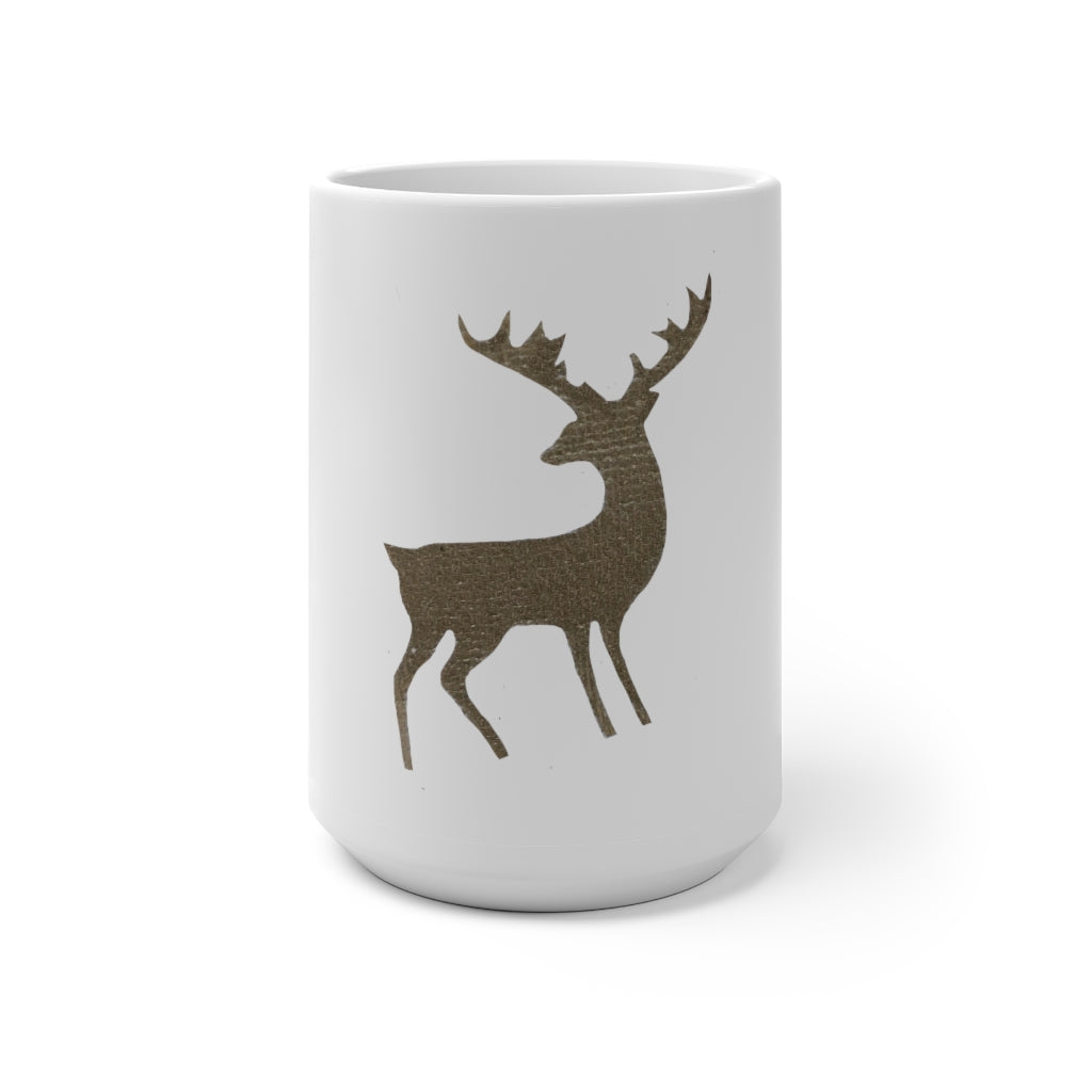 Golden Deer Color Changing Mug showcasing its unique design and color transformation when filled with hot liquid.