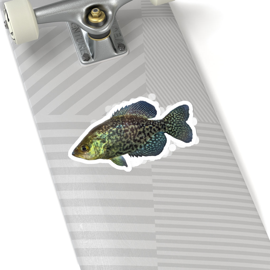 Golden Fish Kiss-Cut Stickers showcasing various shapes and sizes on a white background.