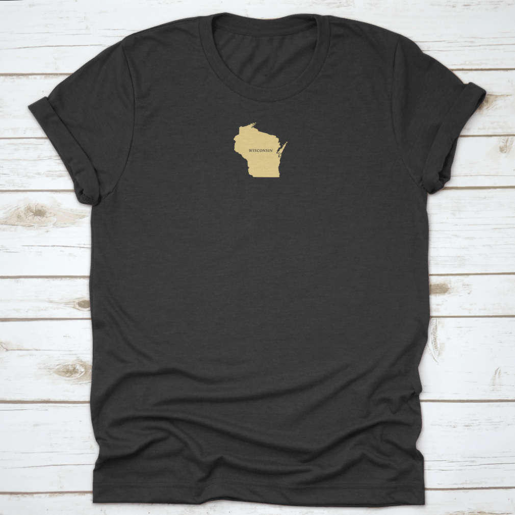 Green Bay, Wisconsin Locate Map showcasing its cotton fabric and classic fit design.