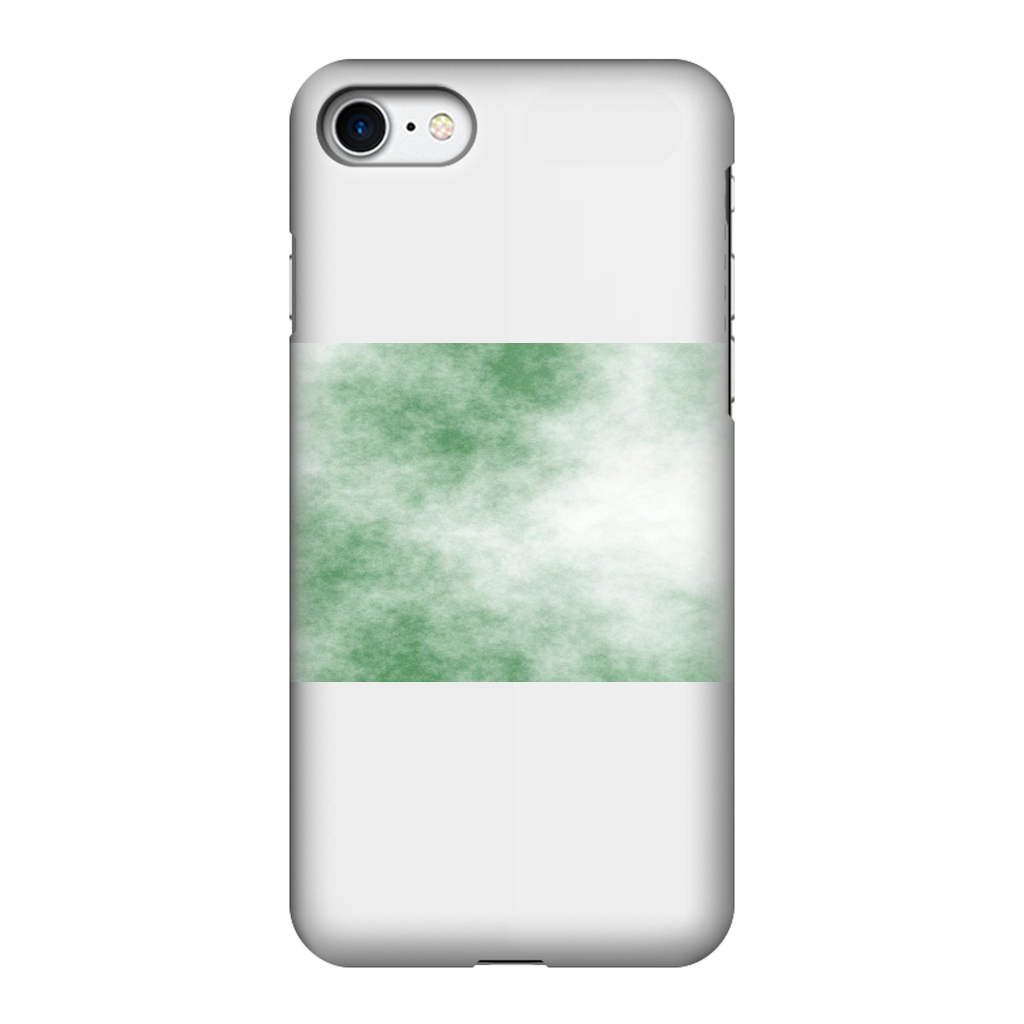 Green Cloud Fully Printed Tough Phone Case showcasing vibrant design and dual-layer protection.