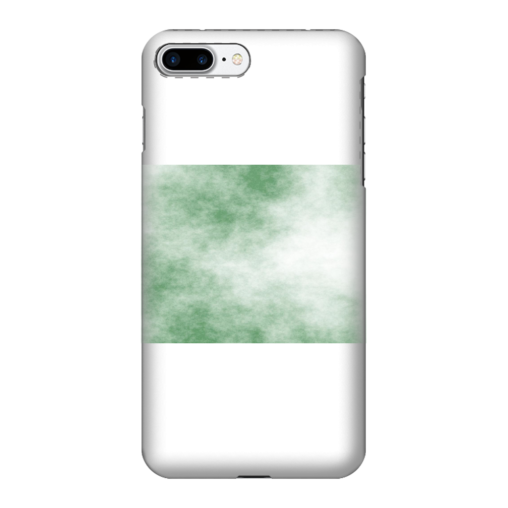 Green Cloud Fully Printed Tough Phone Case showcasing vibrant design and dual-layer protection.