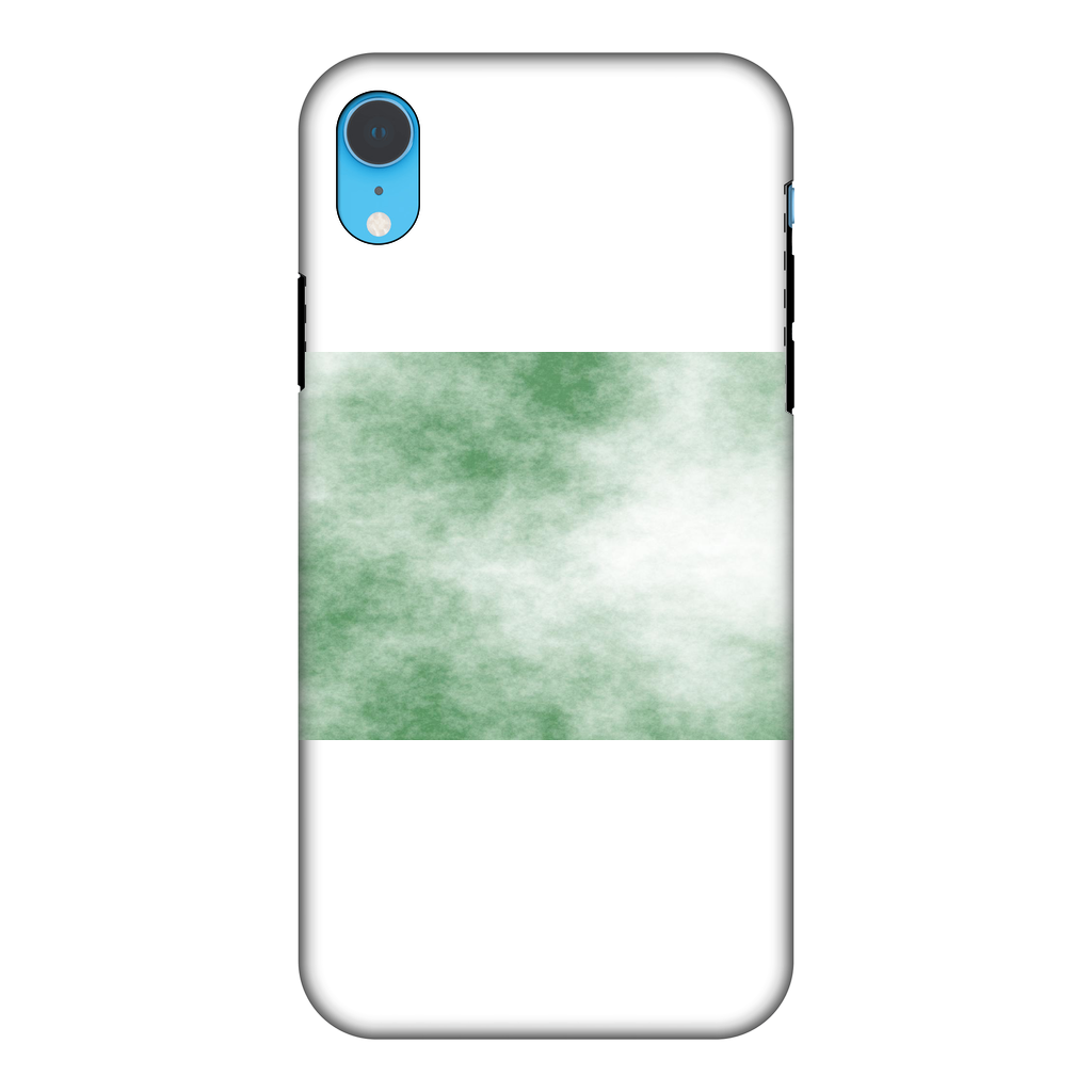 Green Cloud Fully Printed Tough Phone Case showcasing vibrant design and dual-layer protection.