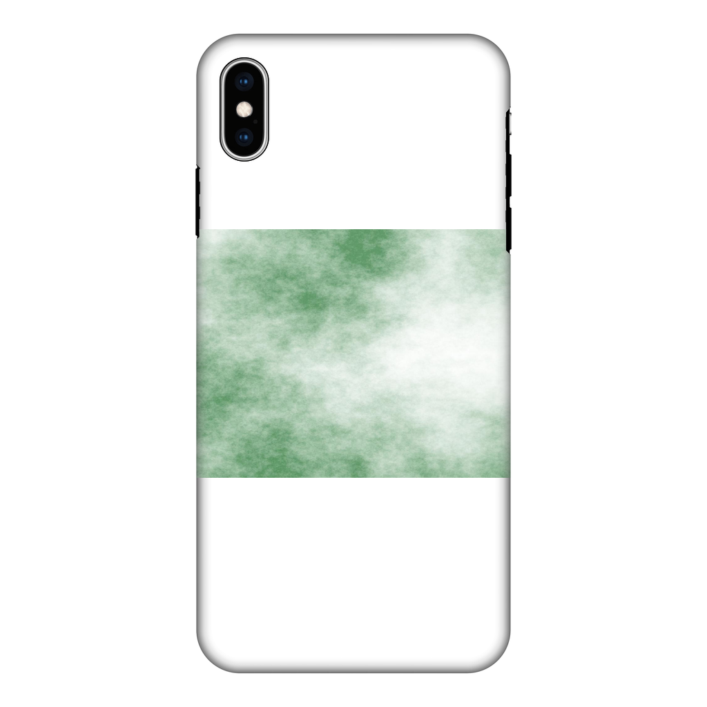 Green Cloud Fully Printed Tough Phone Case showcasing vibrant design and dual-layer protection.