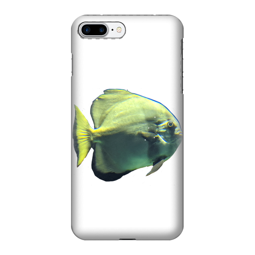 Green Fish Fully Printed Tough Phone Case showcasing vibrant design and dual-layer protection.