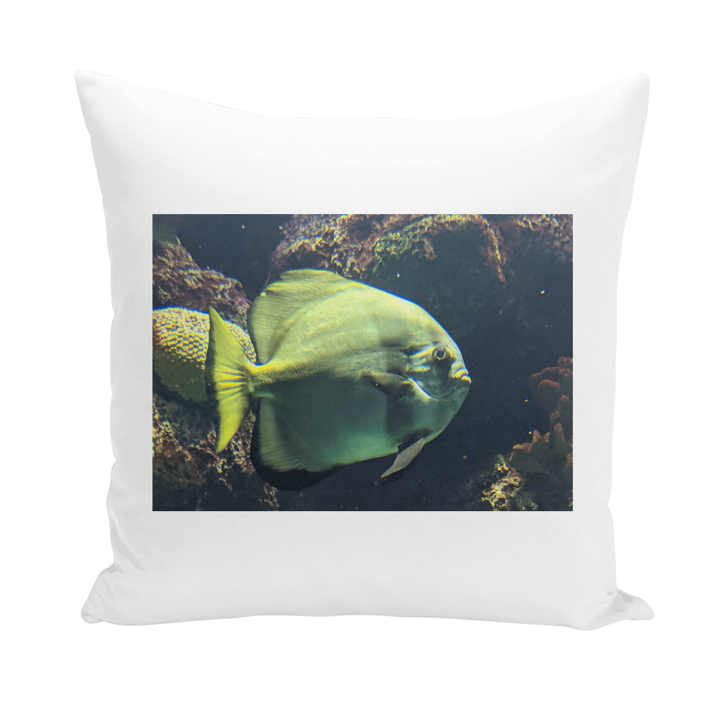 Green Fish Throw Pillows featuring stylish designs in various materials, perfect for home decor.