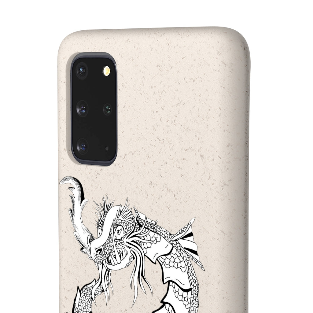 Gydraxis Biodegradable Phone Case made from PLA plant polymer and bamboo binder, showcasing its eco-friendly design and slim profile.