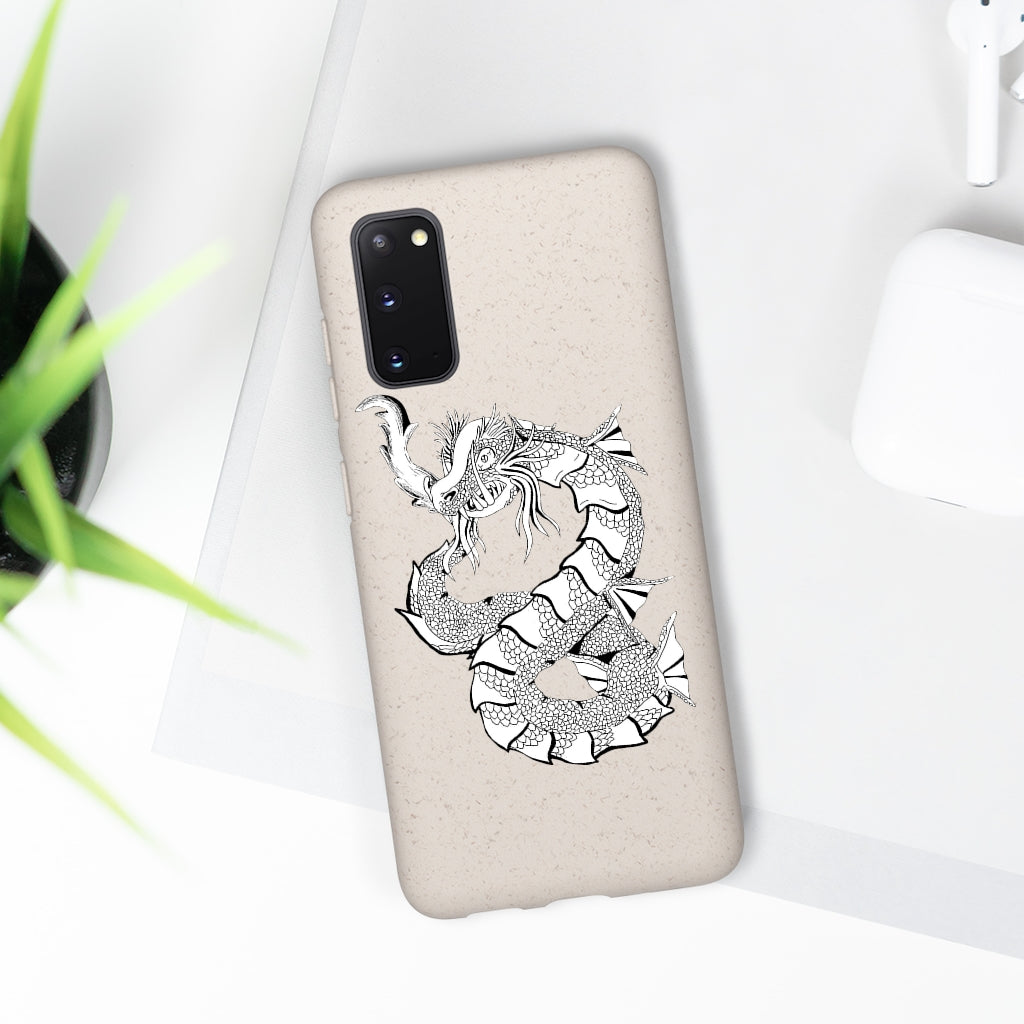 Gydraxis Biodegradable Phone Case made from PLA plant polymer and bamboo binder, showcasing its eco-friendly design and slim profile.