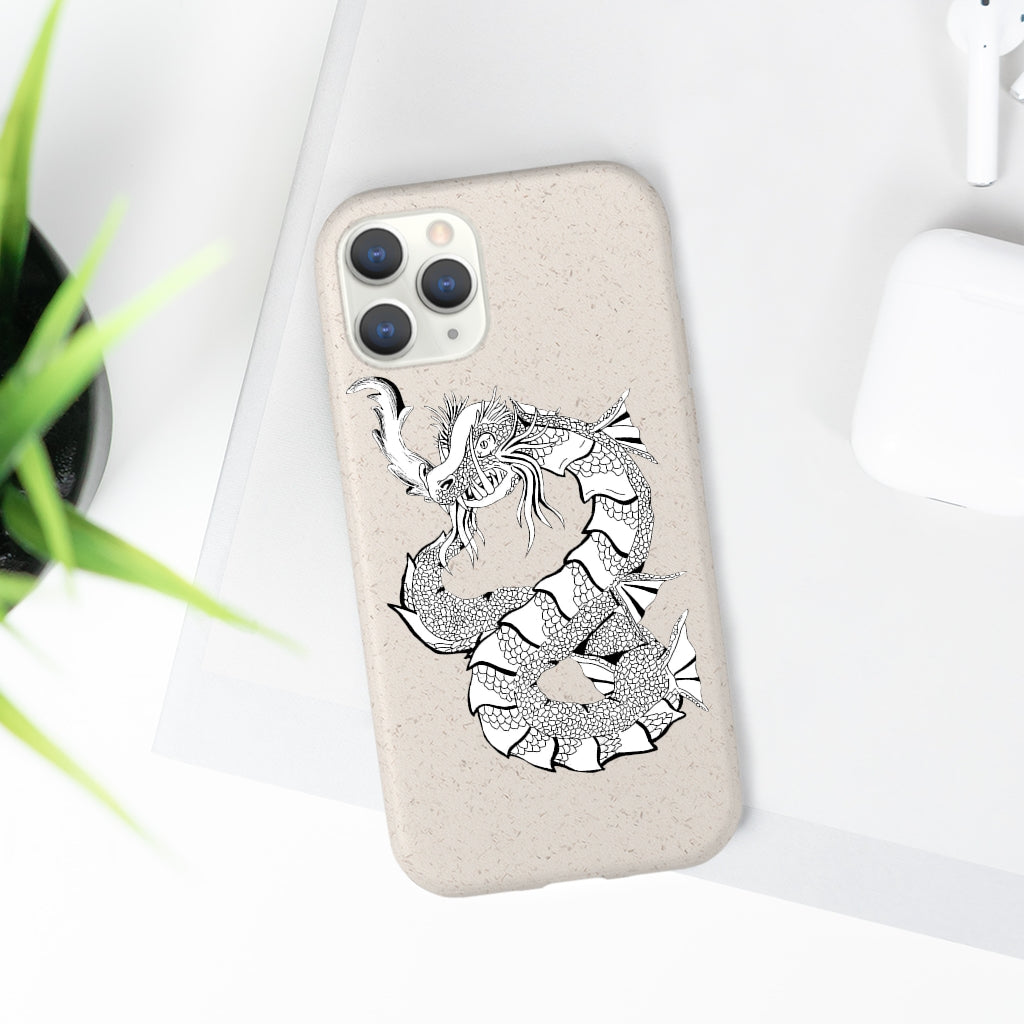 Gydraxis Biodegradable Phone Case made from PLA plant polymer and bamboo binder, showcasing its eco-friendly design and slim profile.