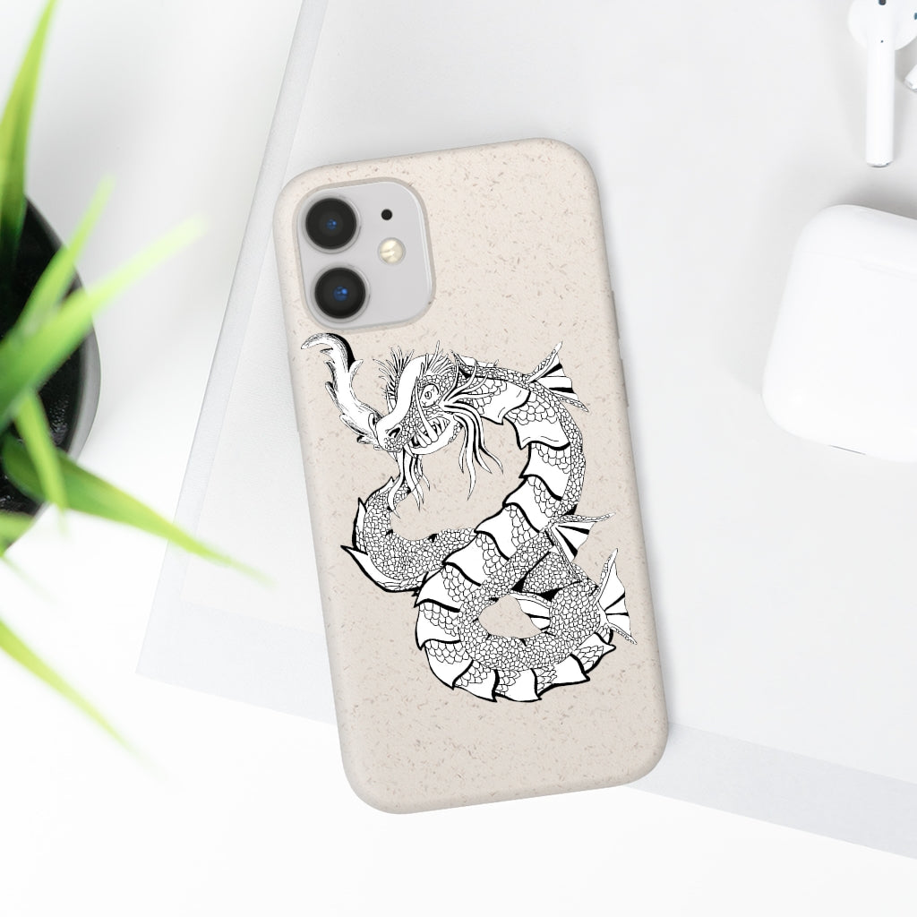 Gydraxis Biodegradable Phone Case made from PLA plant polymer and bamboo binder, showcasing its eco-friendly design and slim profile.