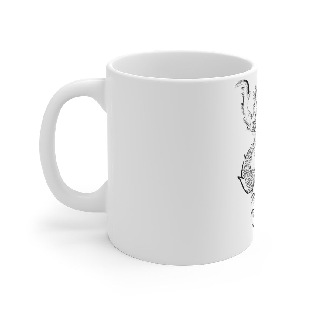 Gydraxis Mug - Small 11oz with a scratch-resistant finish and easy-grip handle, perfect for coffee or tea.