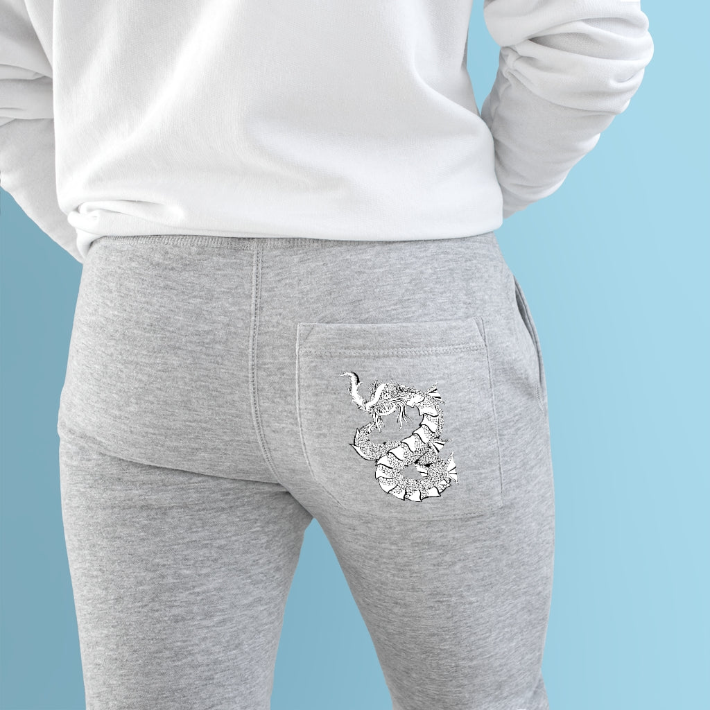 Gydraxis Premium Fleece Joggers in a stylish design, featuring two side pockets and a customizable back pocket.