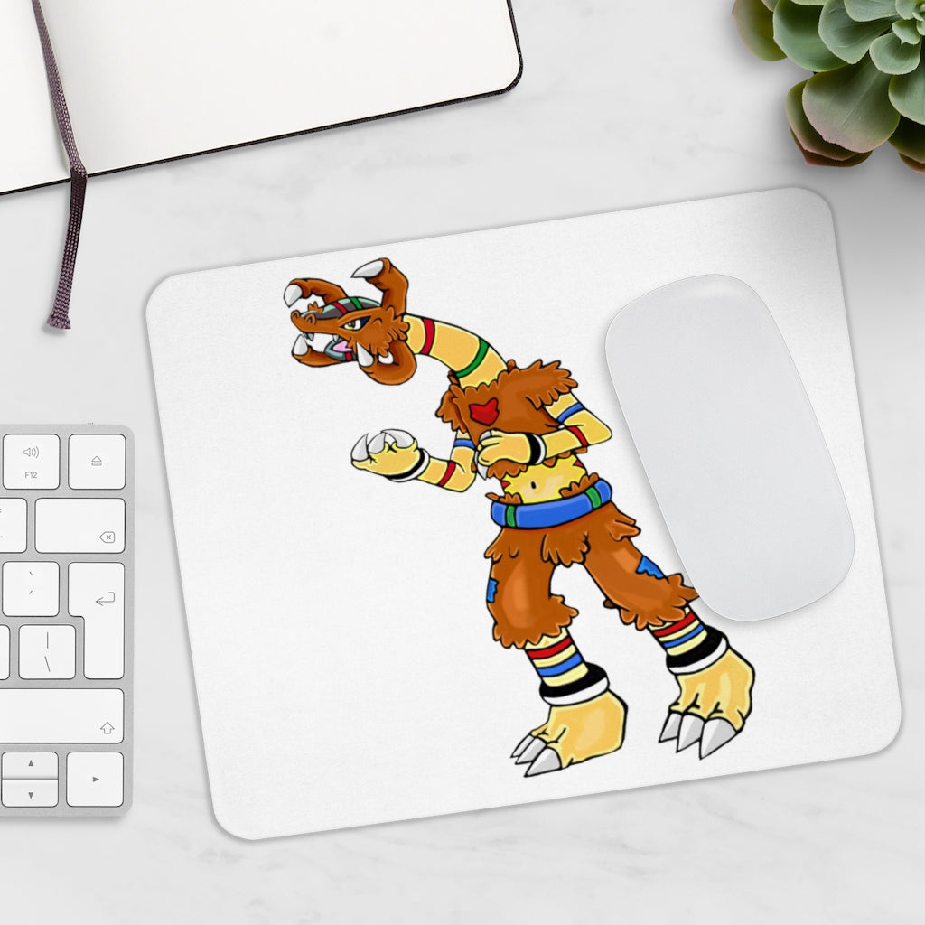 Gydro Mouse Pad featuring a vibrant full print design on a smooth neoprene surface, ideal for enhancing desk aesthetics.