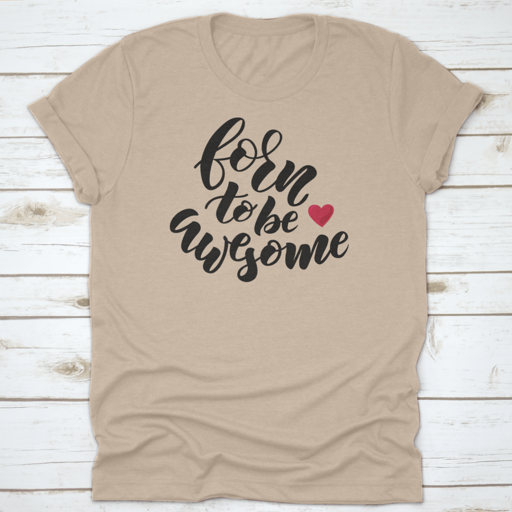 Hand sketched 'You Are Awesome' typography t-shirt in grey, made from 100% cotton with a classic fit.