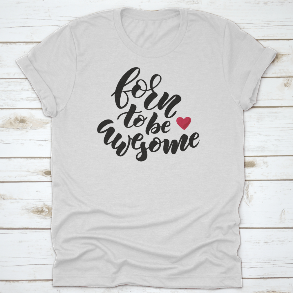 Hand sketched 'You Are Awesome' typography t-shirt in grey, made from 100% cotton with a classic fit.