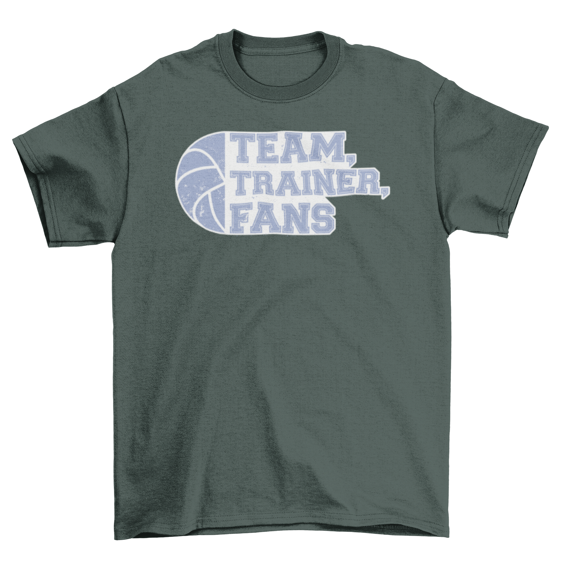 A stylish handball t-shirt featuring the caption 'Team trainer fans', designed for players and supporters.