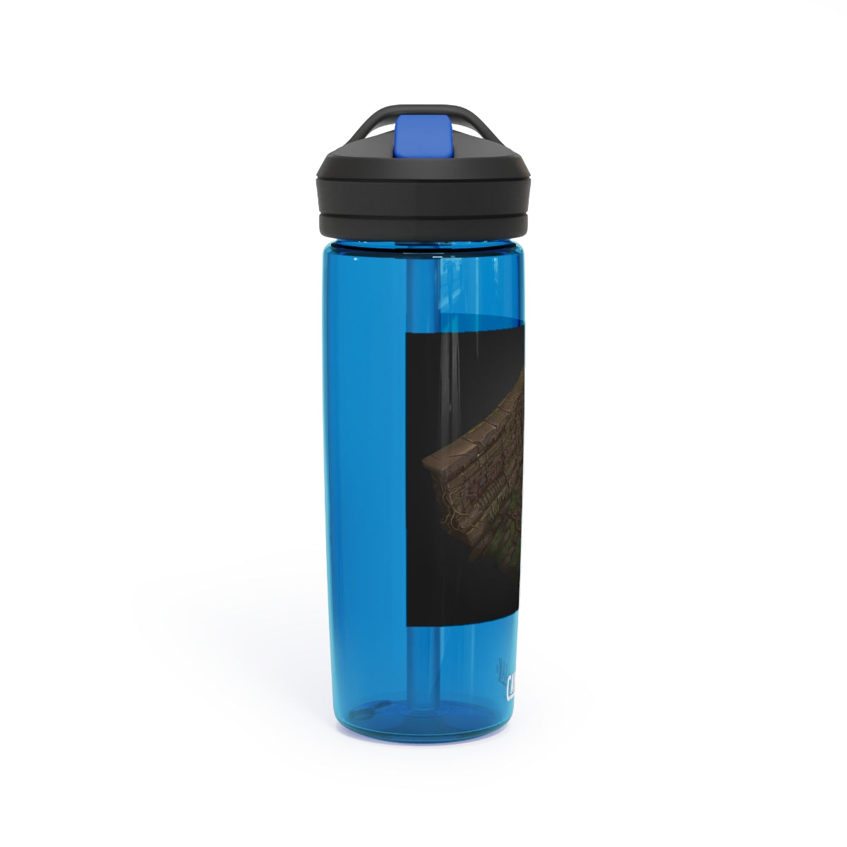 Hand-Painted CamelBak Eddy® Water Bottle in 20oz and 25oz sizes, showcasing a unique design and robust Tritan™ material.