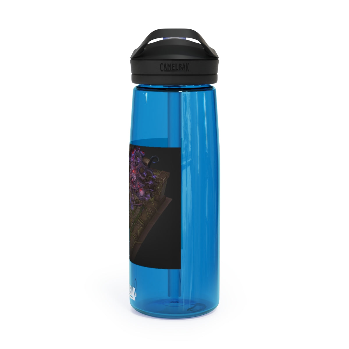 Hand-Painted CamelBak Eddy® Water Bottle in 20oz and 25oz sizes, showcasing a unique design and robust Tritan™ material.