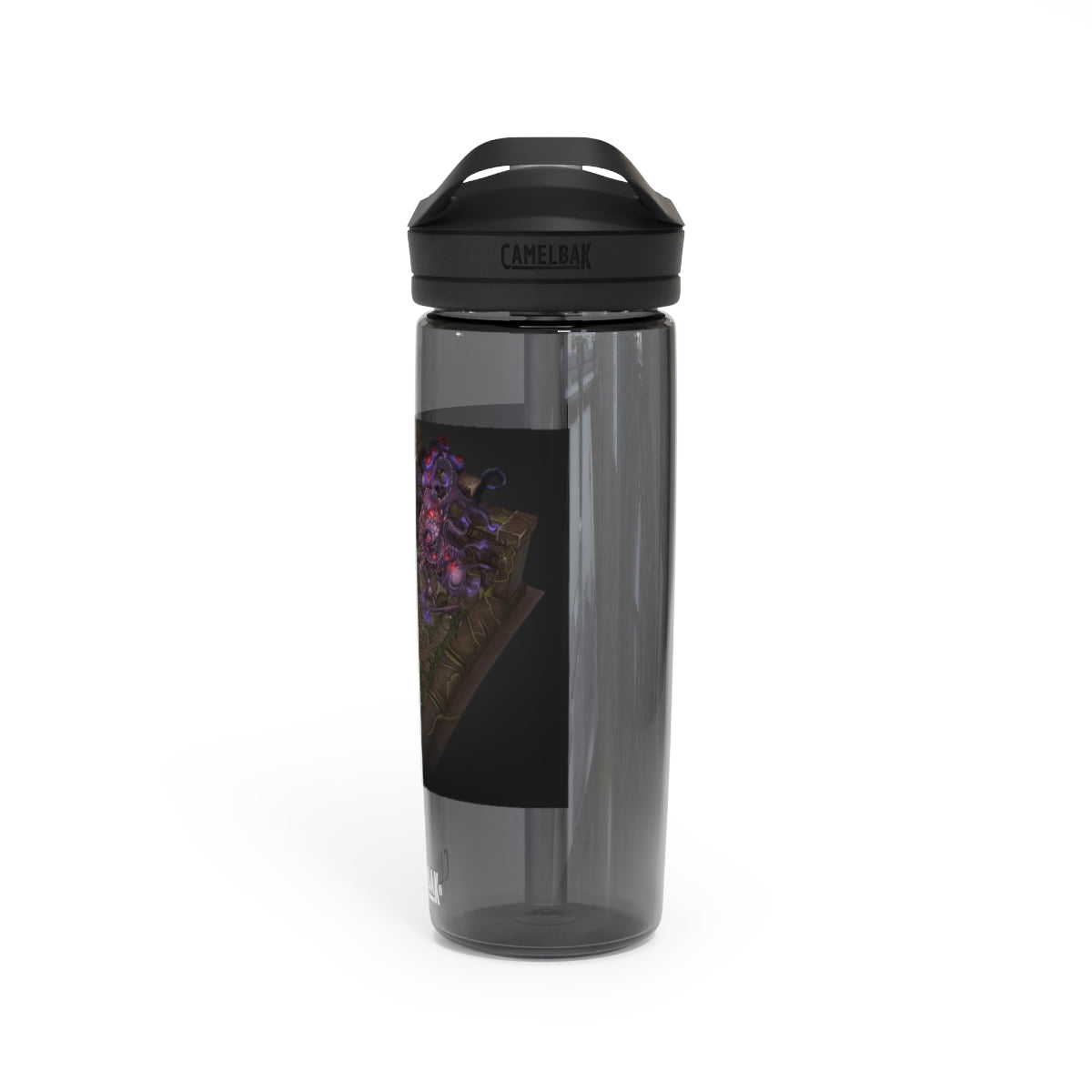 Hand-Painted CamelBak Eddy® Water Bottle in 20oz and 25oz sizes, showcasing a unique design and robust Tritan™ material.