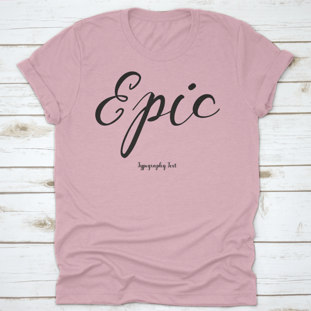 A stylish Handwritten Cursive Typography Text Phrase on a soft cotton fabric, showcasing its unique design and quality.