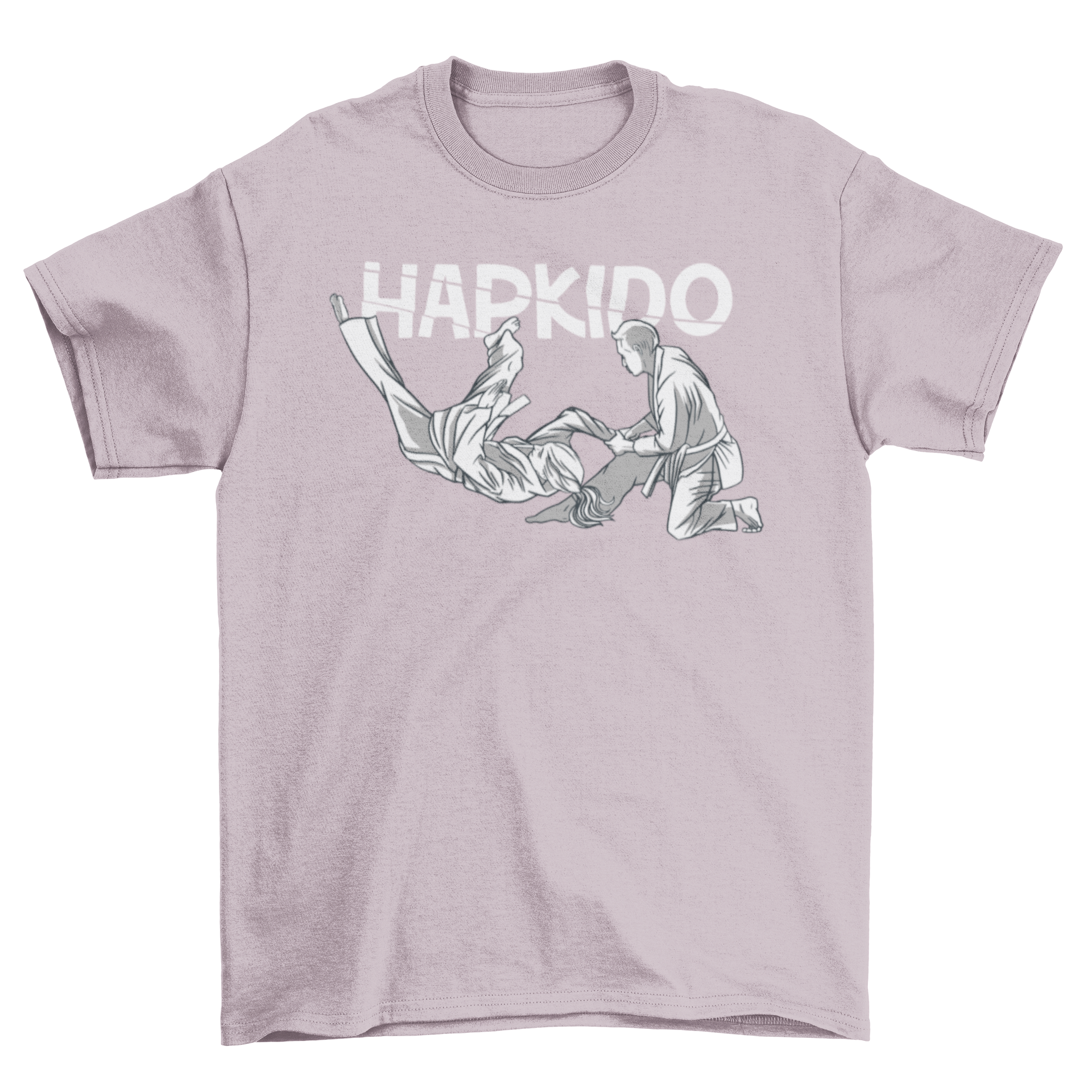 Hapkido t-shirt featuring two martial artists practicing Hapkido in action.