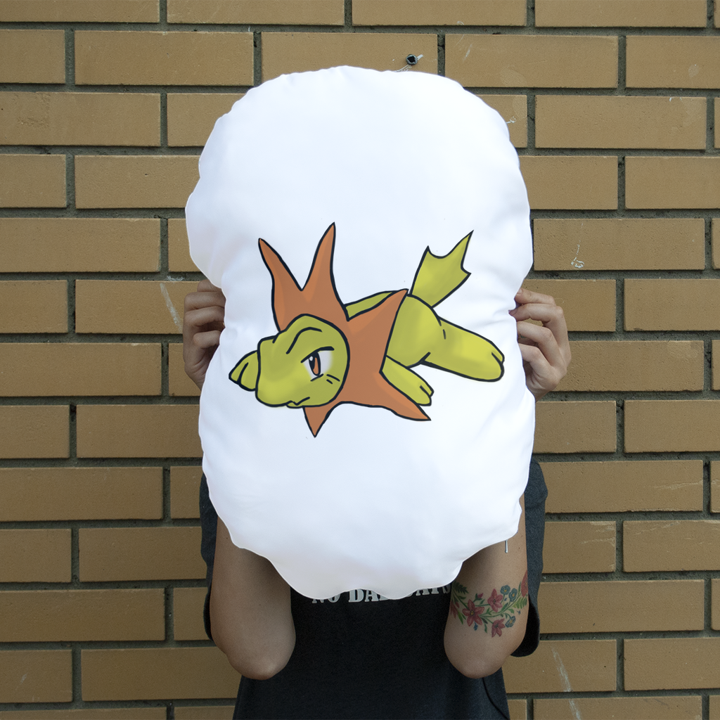 A giant personalised cushion featuring a face, showcasing its vibrant colors and soft texture, perfect for cuddling.