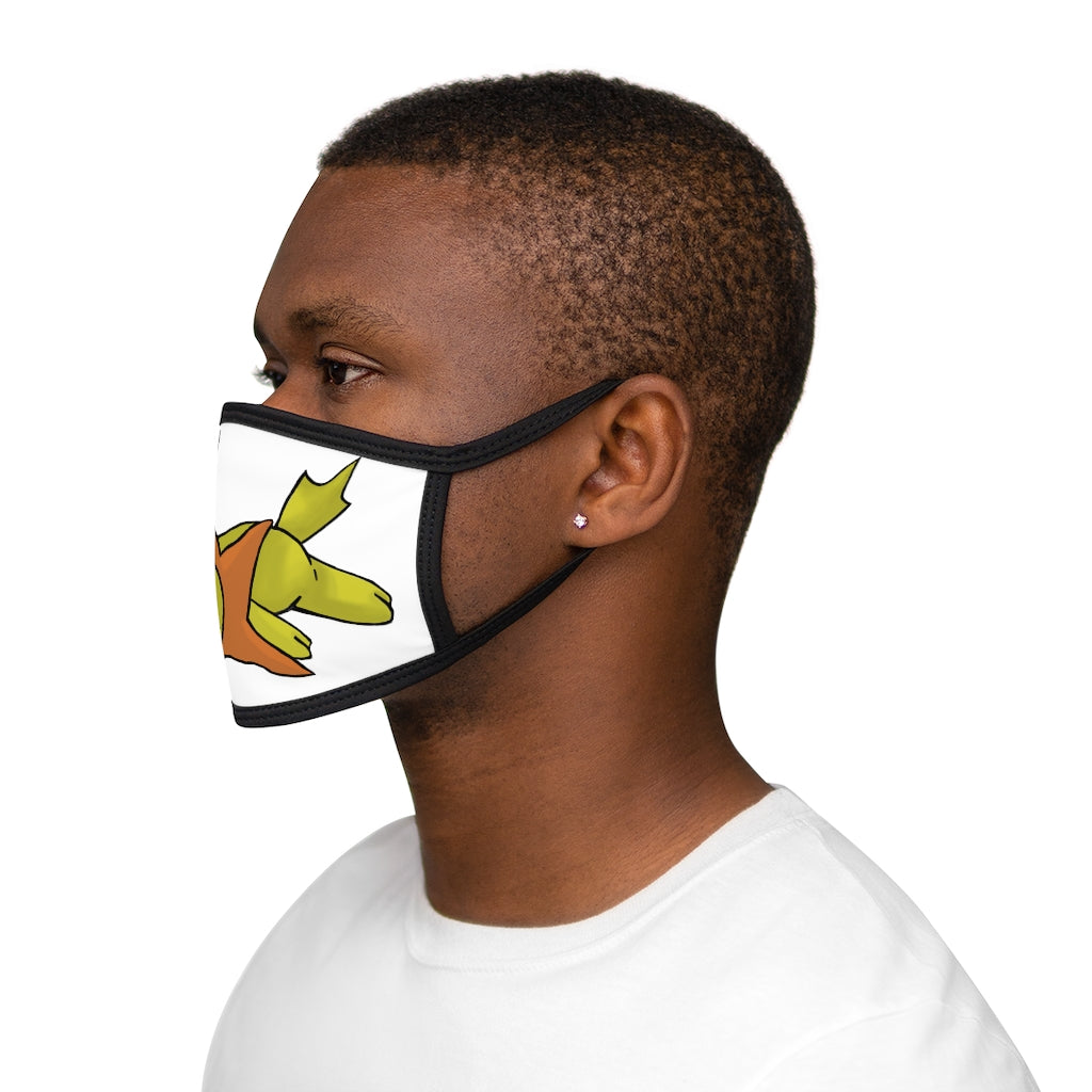 Hedghum Mixed-Fabric Face Mask featuring a durable polyester exterior and soft cotton interior, designed for comfort and style.