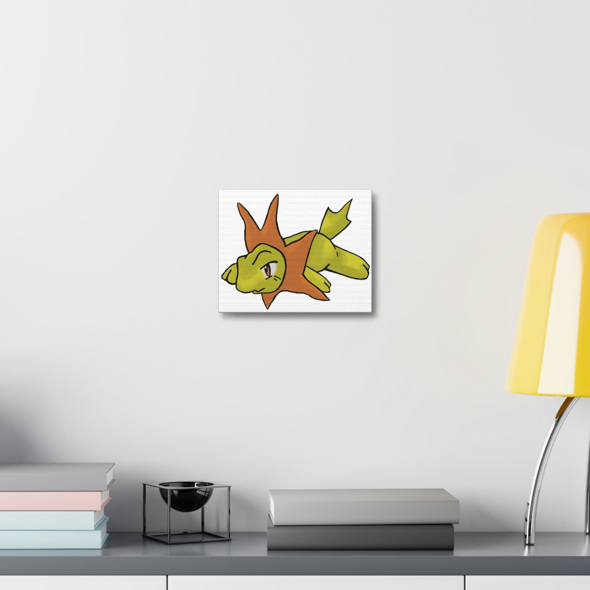 Hedghum Stretched Canvas featuring vibrant artwork on a durable wooden frame, perfect for indoor decoration.