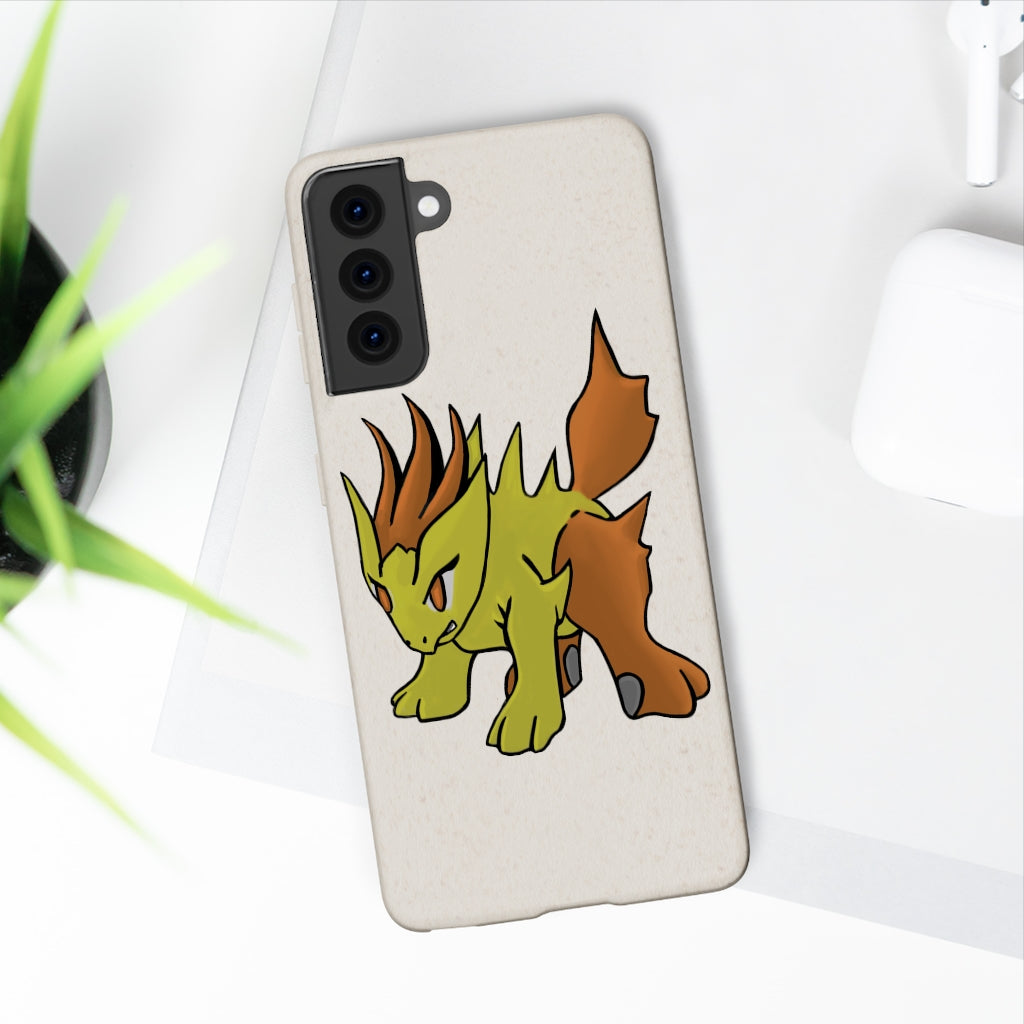 Hedgpoint Biodegradable Phone Case made from PLA plant polymer and bamboo binder, showcasing its eco-friendly design and slim profile.