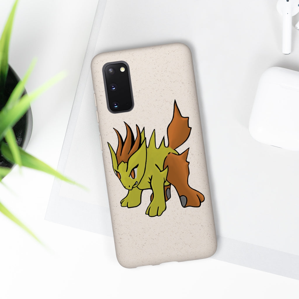 Hedgpoint Biodegradable Phone Case made from PLA plant polymer and bamboo binder, showcasing its eco-friendly design and slim profile.