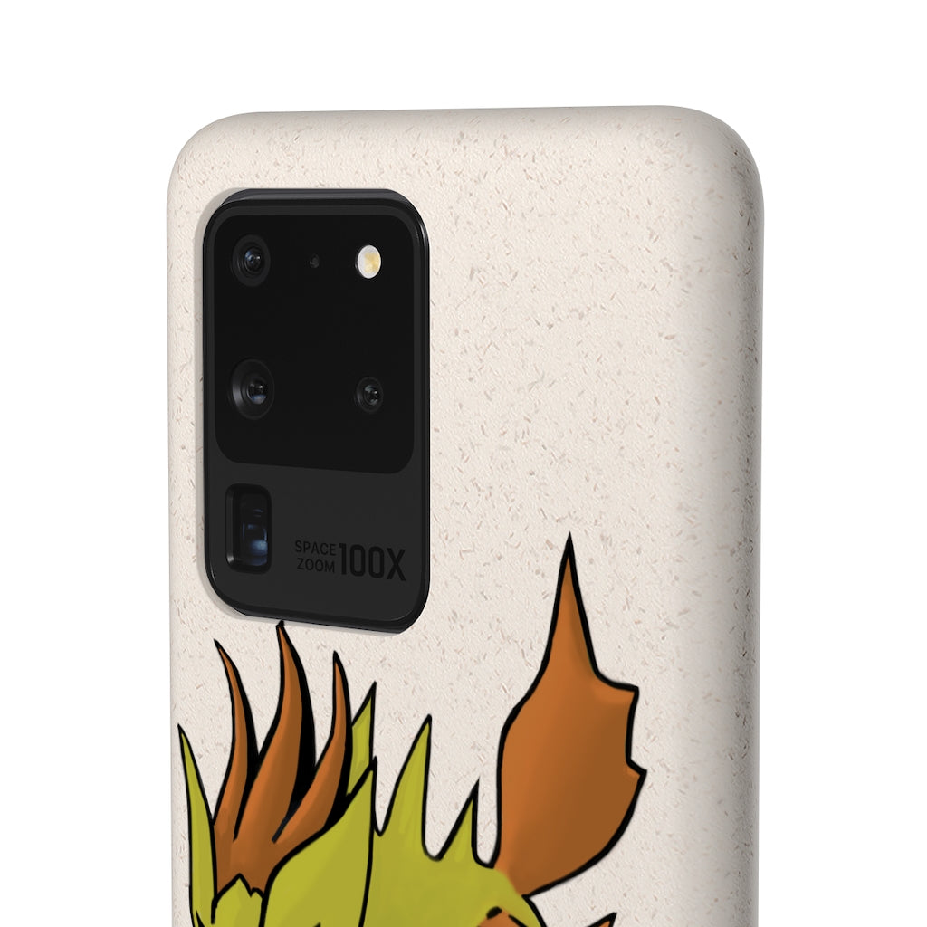 Hedgpoint Biodegradable Phone Case made from PLA plant polymer and bamboo binder, showcasing its eco-friendly design and slim profile.