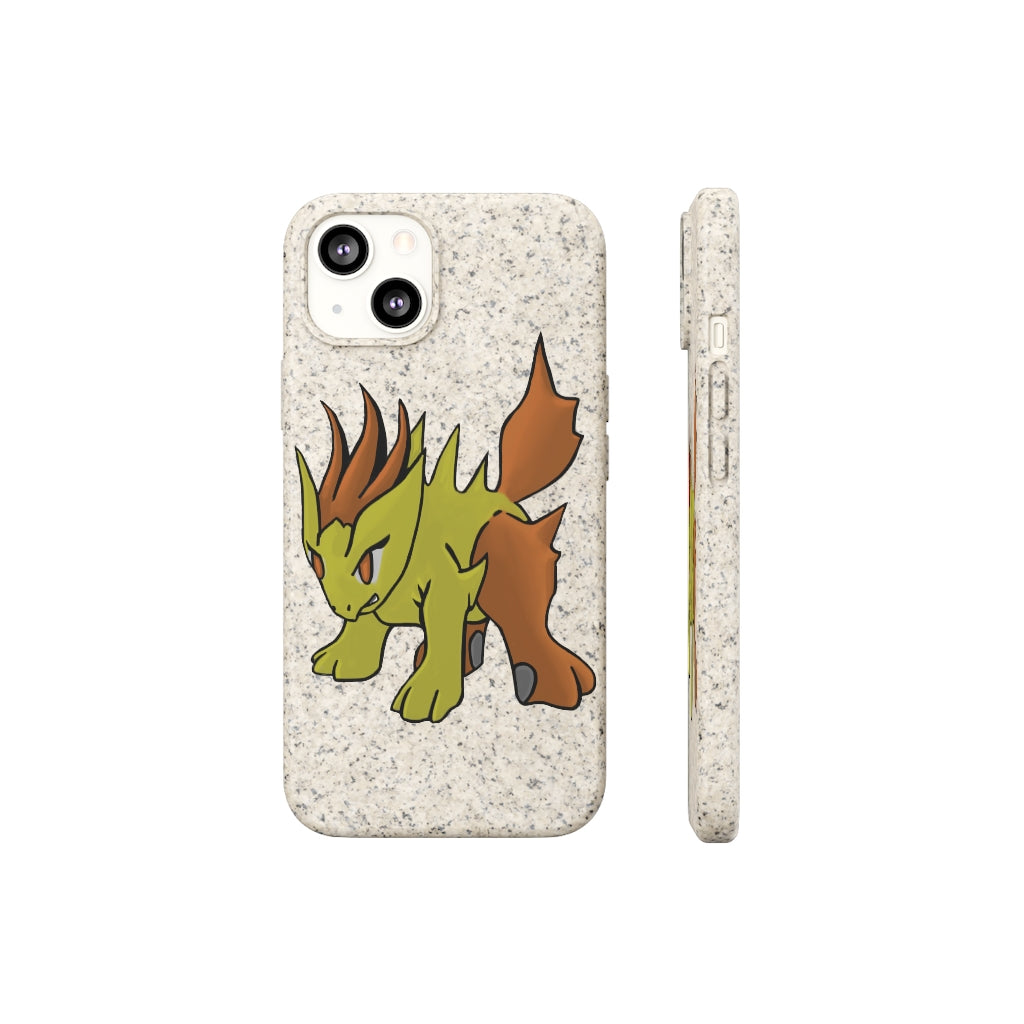 Hedgpoint Biodegradable Phone Case made from PLA plant polymer and bamboo binder, showcasing its eco-friendly design and slim profile.