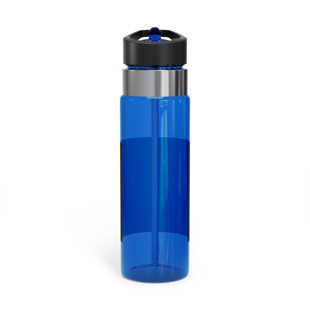 Hook Lung Jaw Kensington Tritan™ Sport Bottle in vibrant colors with a carabiner hook and straw lid, showcasing its sleek design.