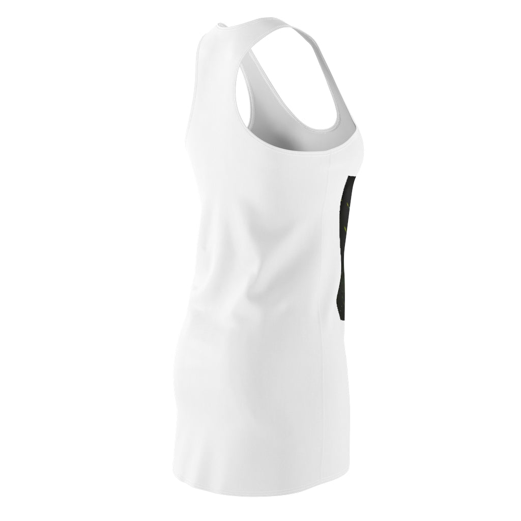 A stylish Hook Lung Jaw Women's Cut & Sew Racerback Dress showcasing a sporty fit and elegant design, perfect for various occasions.