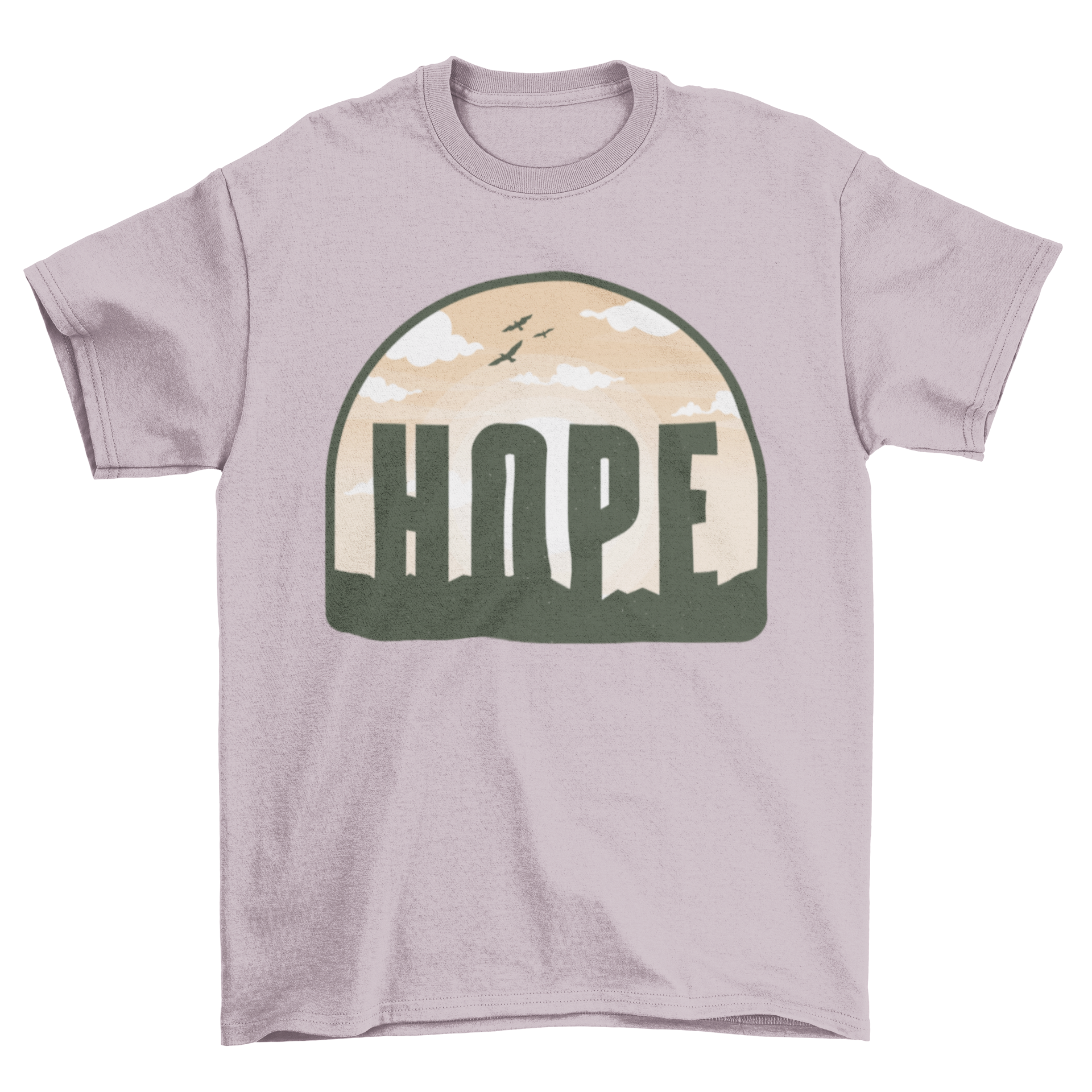 Hope Sky T-Shirt featuring the word 'Hope' in a stylish design, made from soft and breathable fabric.