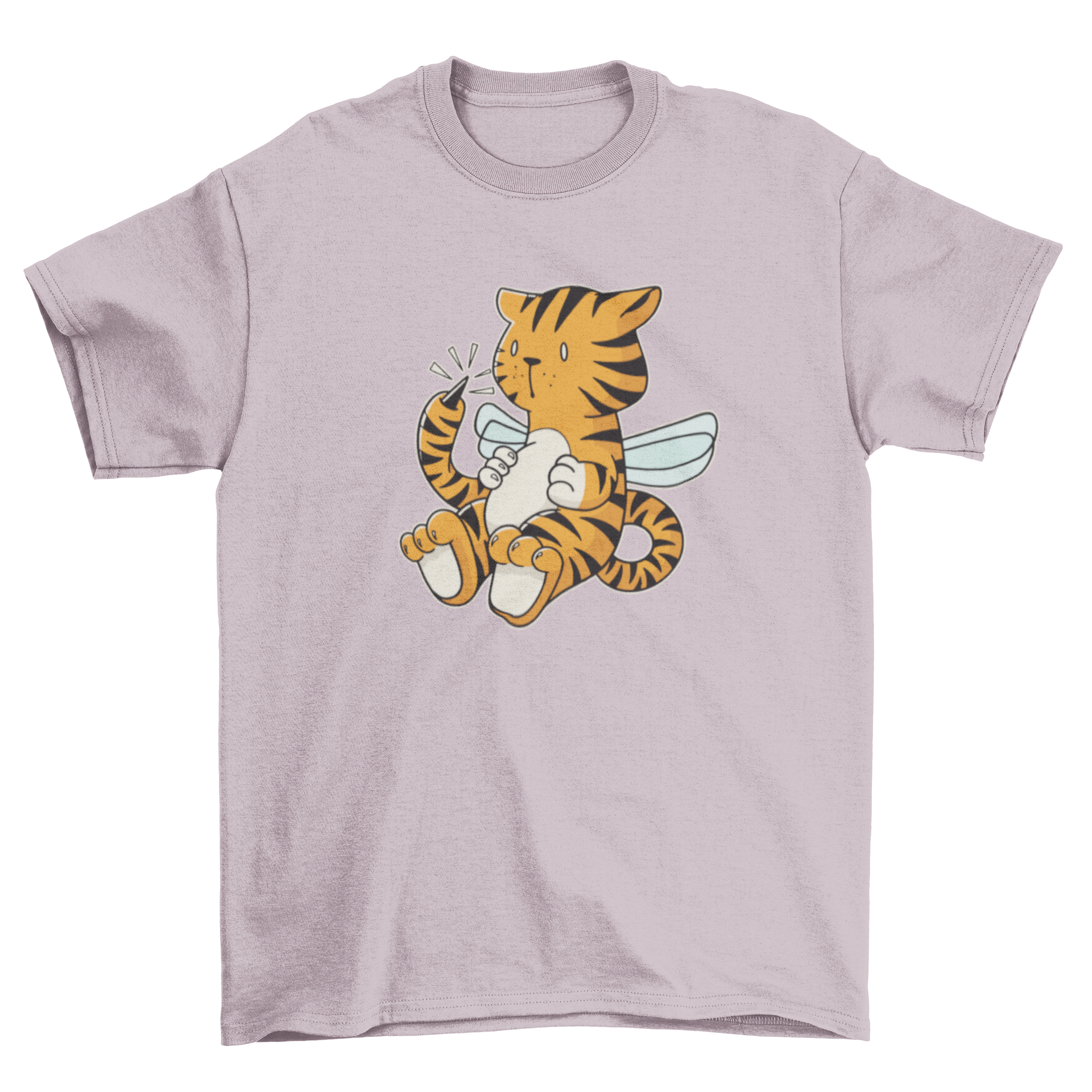 Hornet Tiger T-Shirt featuring a creative hybrid design of a tiger and hornet.