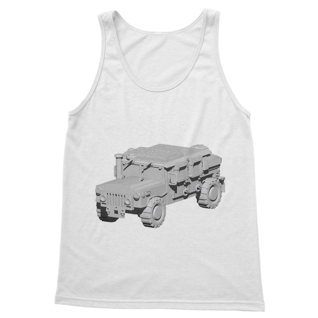 Hummer Vehicle Classic Adult Vest Top in various colors, showcasing its unisex design and comfortable fit.