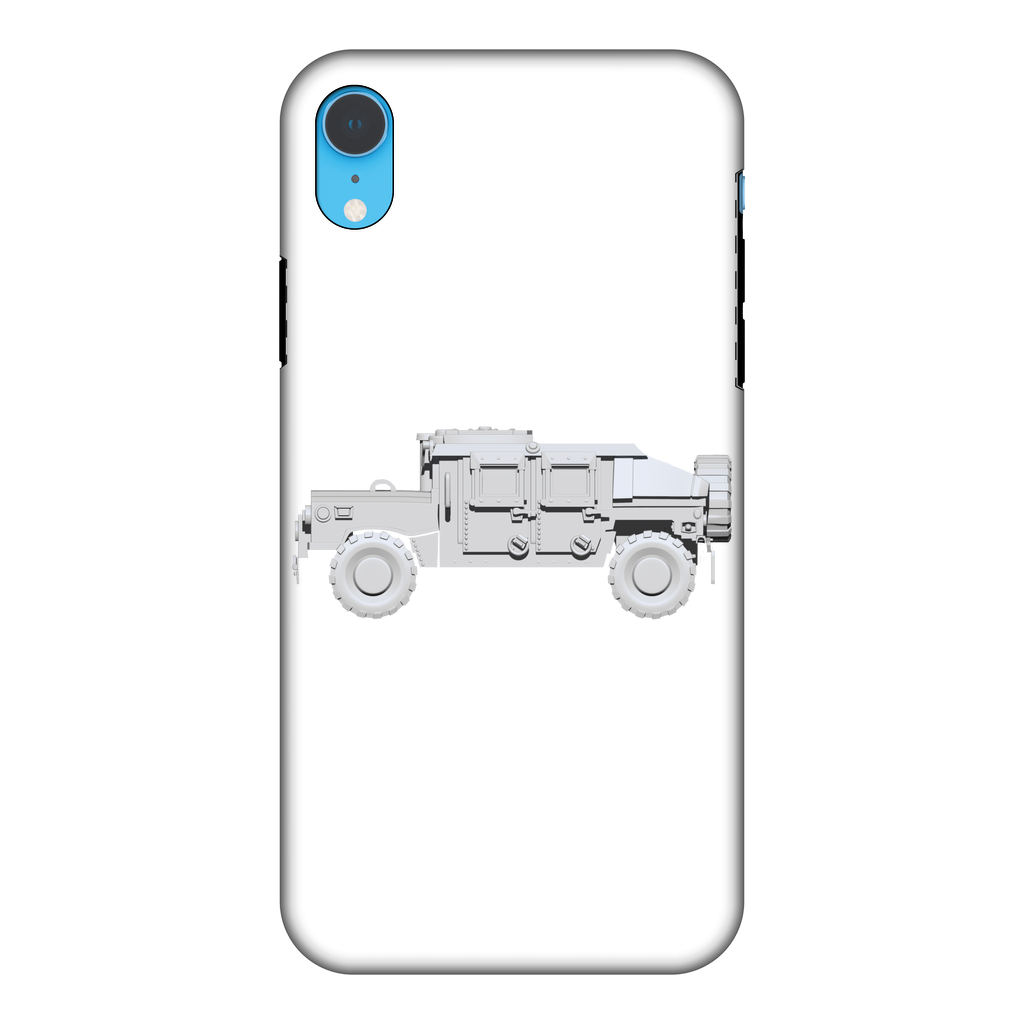 Hummer Vehicle Fully Printed Tough Phone Case showcasing vibrant design and dual-layer protection.