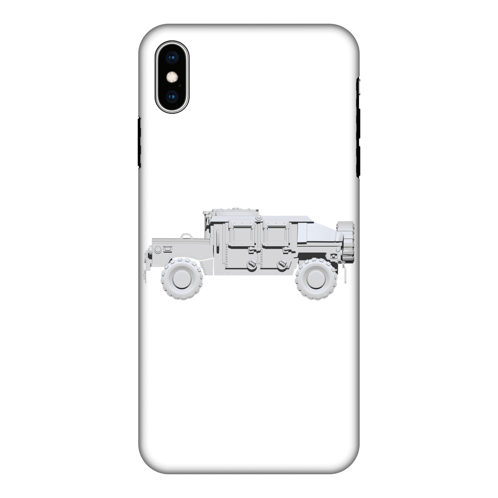 Hummer Vehicle Fully Printed Tough Phone Case showcasing vibrant design and dual-layer protection.