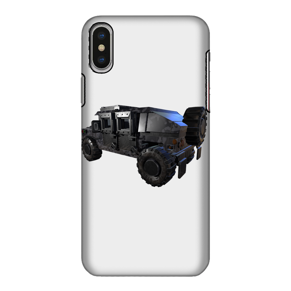 Hummer Vehicle Fully Printed Tough Phone Case showcasing vibrant design and dual-layer protection.